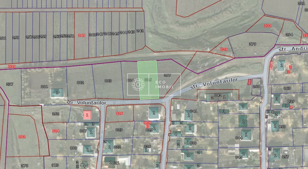 Lot, sat. Străisteni, Bacioi, str.Voluntarilor